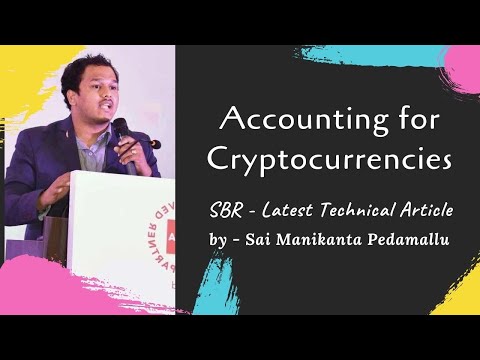 Accounting for Cryptocurrencies | SBR | ACCA | Technical Article | Bitcoin | Tether | Sep, Dec 2020