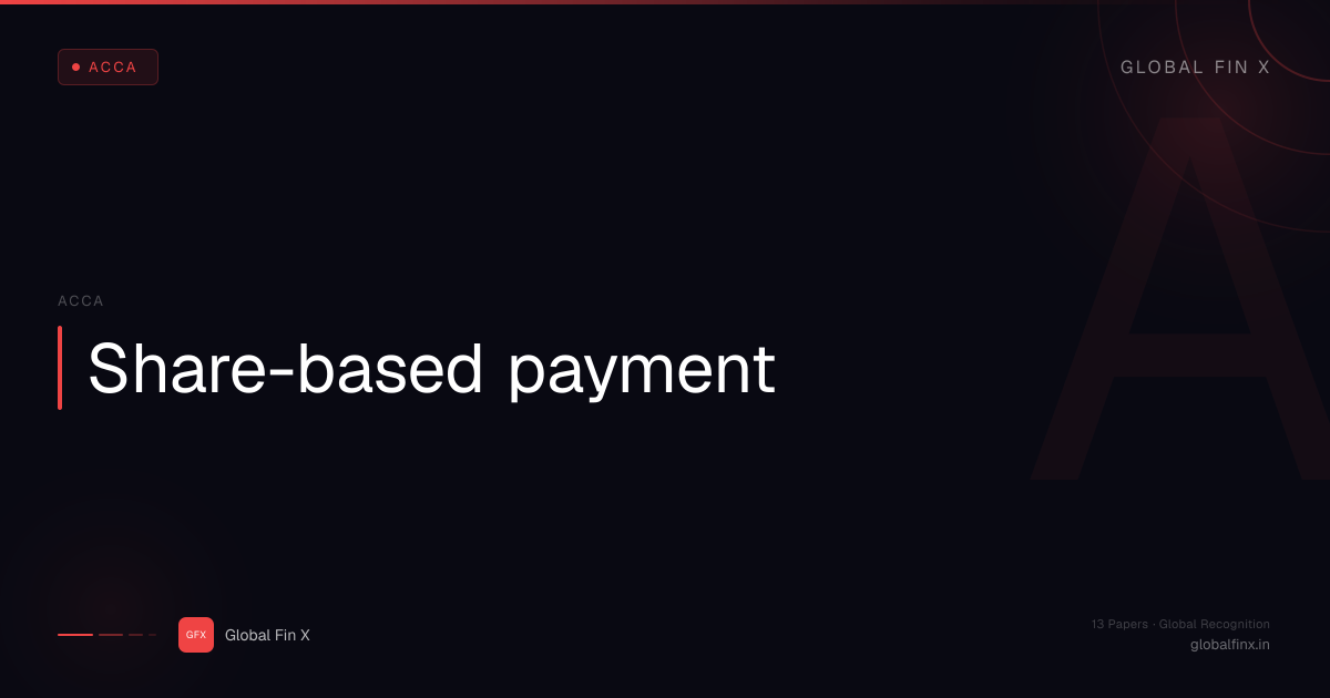 Share-based payment | Global Fin X