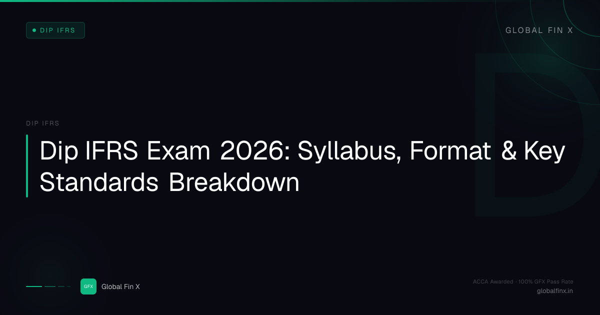 Dip IFRS Exam 2026: Syllabus, Format & Key Standards Breakdown