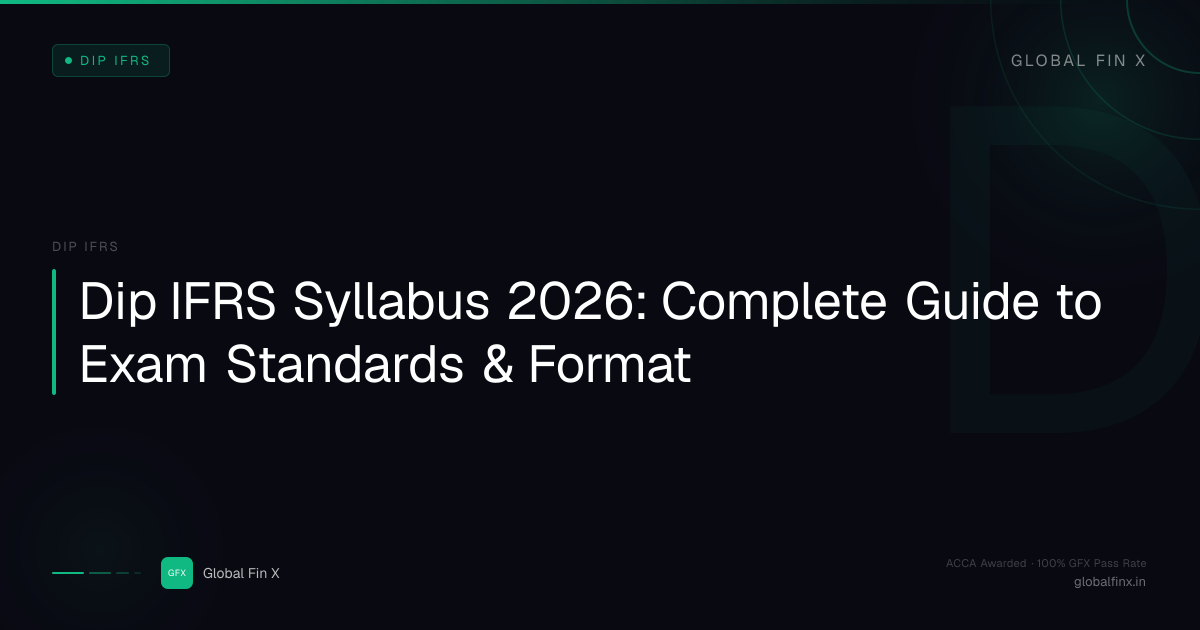 Dip IFRS Syllabus 2026: Complete Guide to Exam Standards & Format