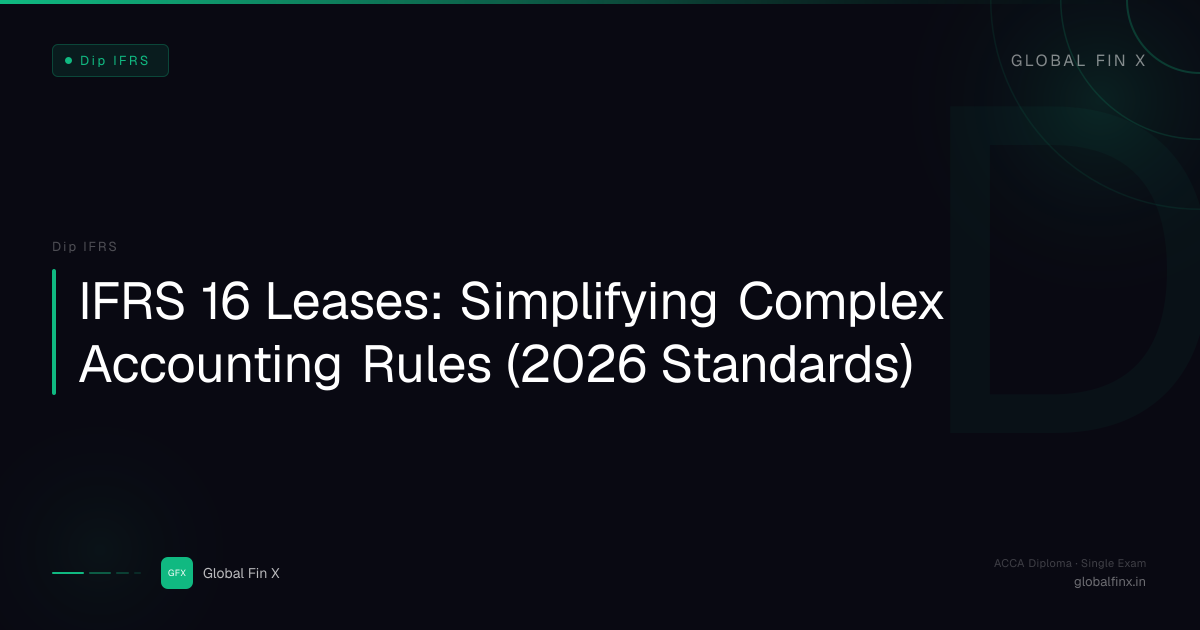 IFRS 16 Leases: Simplifying Complex… | Global Fin X