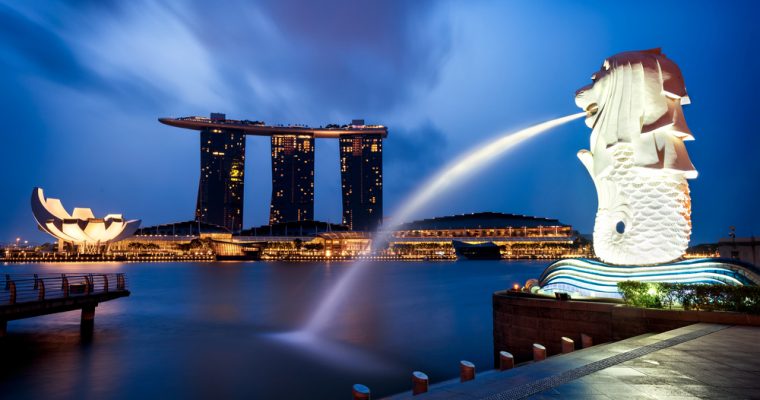 Singapore’s government launches blockchain innovation program - Singapore dark 760x400 1